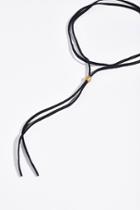 Short Leather Wrap Bolo Necklace By Erth Jewelry At Free People